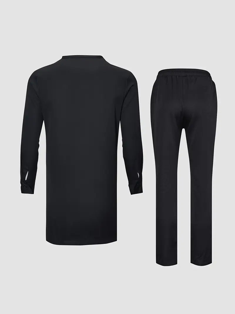 Silk Black -Casual Street Style with Drawstring Solid Pants