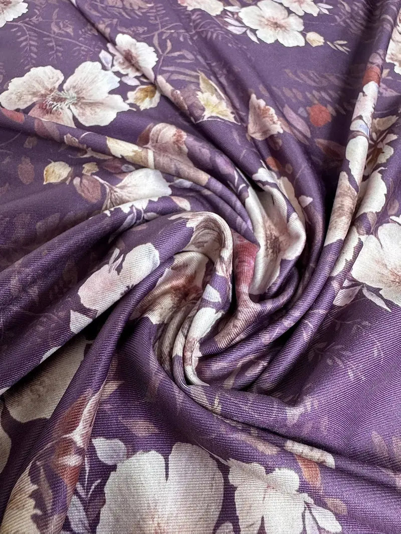 Fuchsia Purple - Tribal Pattern Print Three-Piece Outfit with Tribal Pattern Print