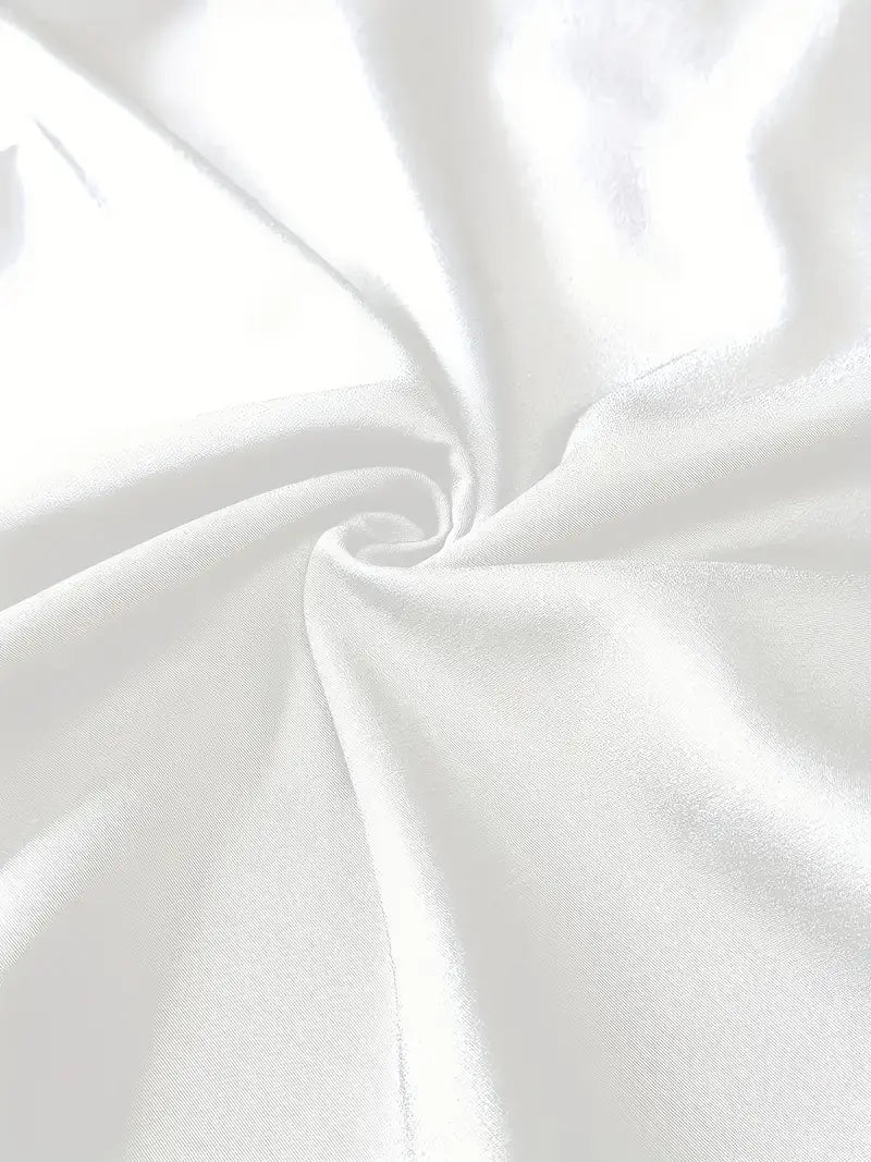 Silk White - Embroidered Patchwork Men's Traditional Attire Set